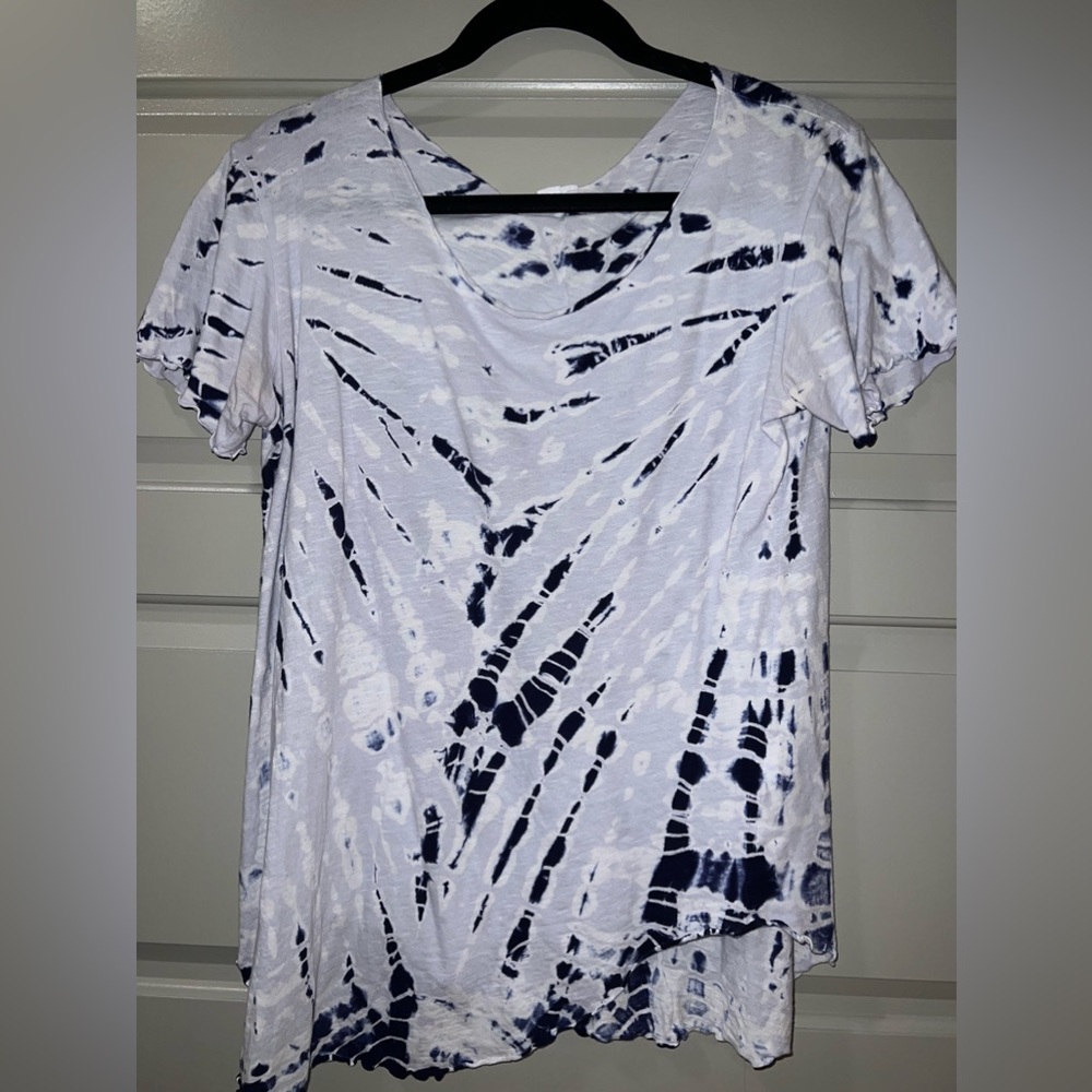LNA Blue Tye-Dye Tee